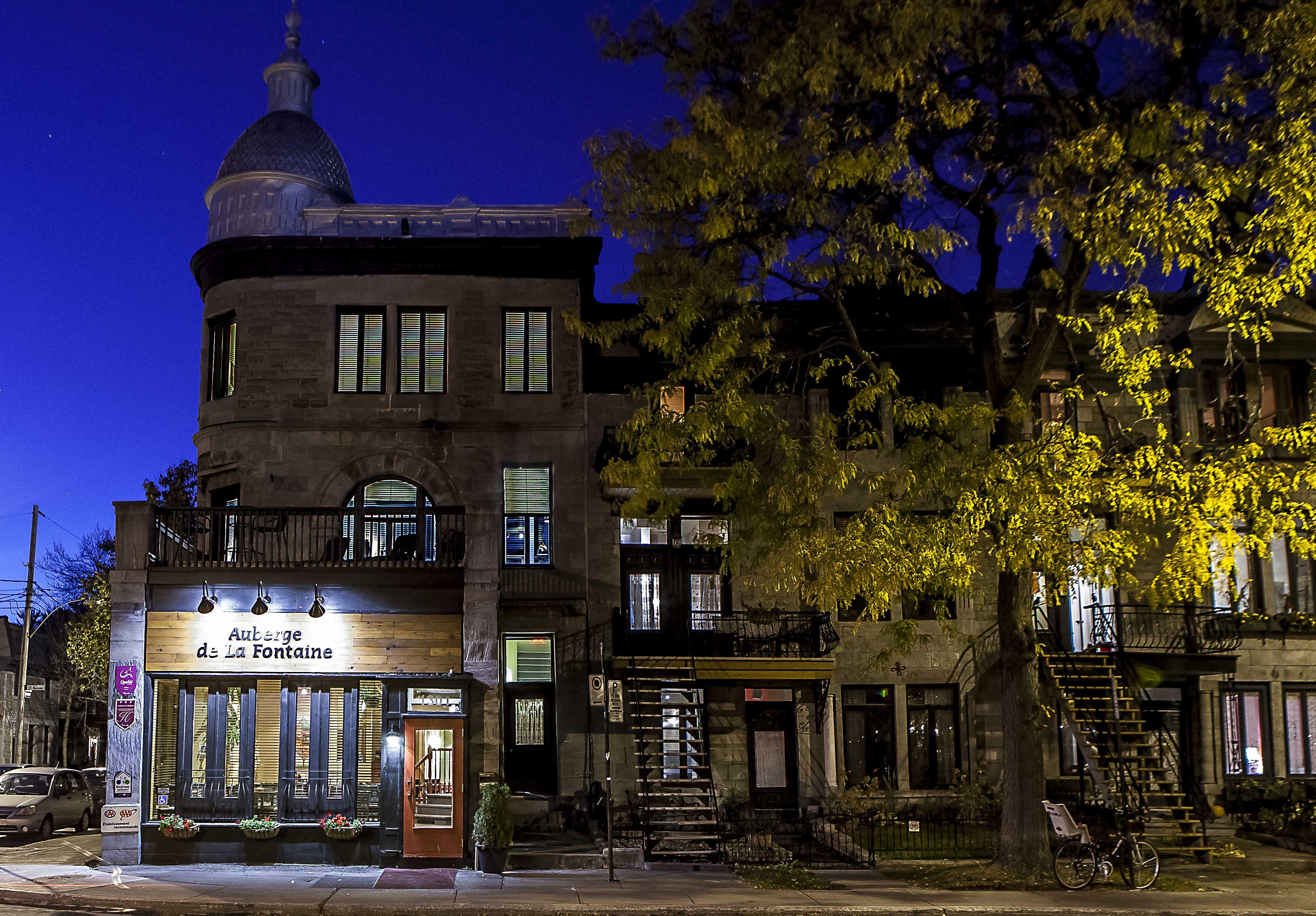 Auberge De La Fontaine Montreal Exterior foto
