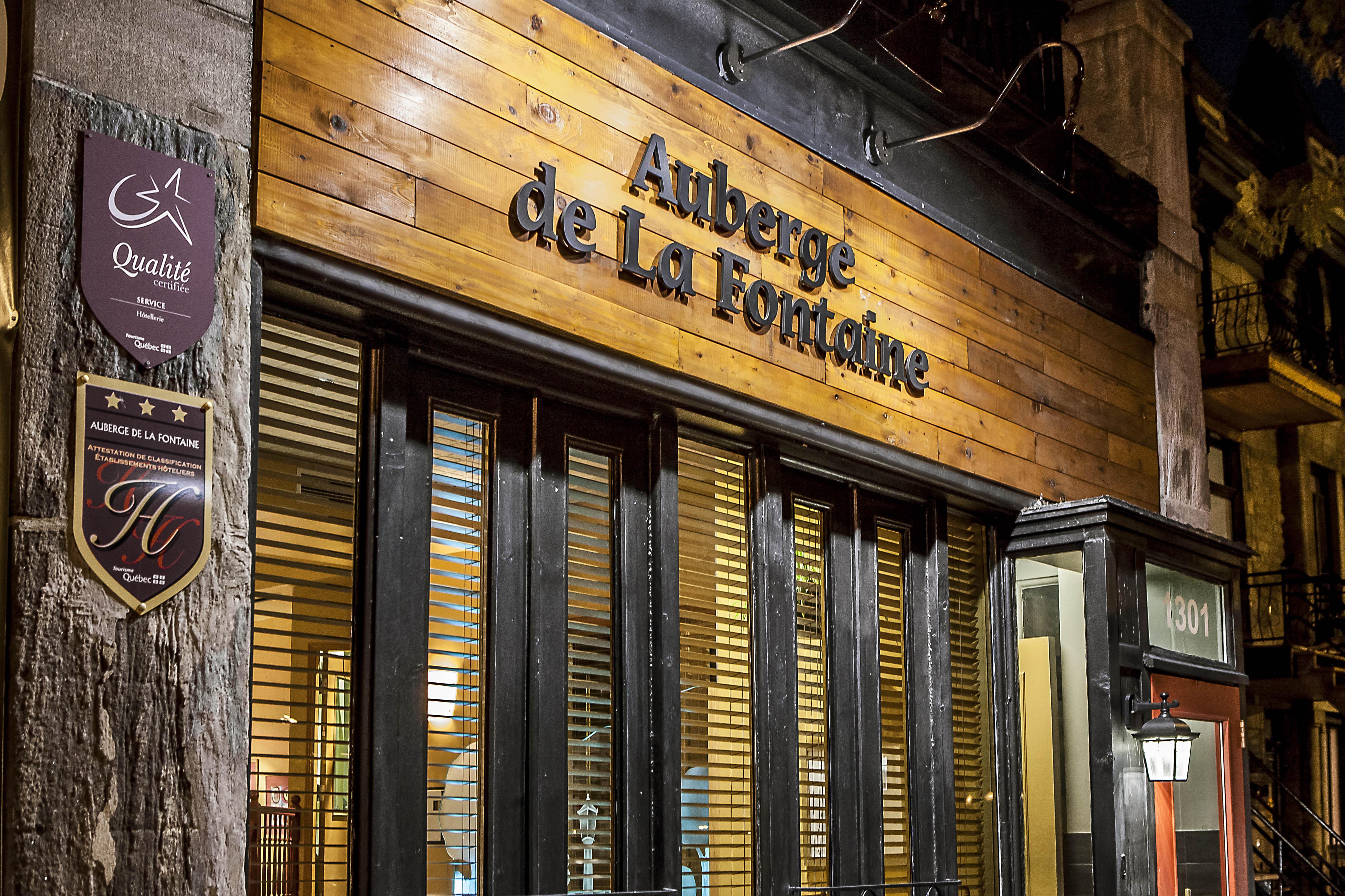 Auberge De La Fontaine Montreal Exterior foto