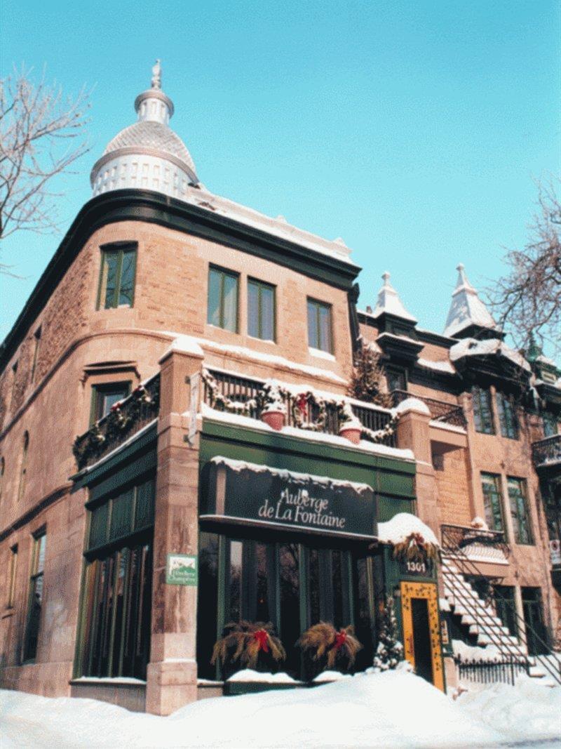Auberge De La Fontaine Montreal Exterior foto
